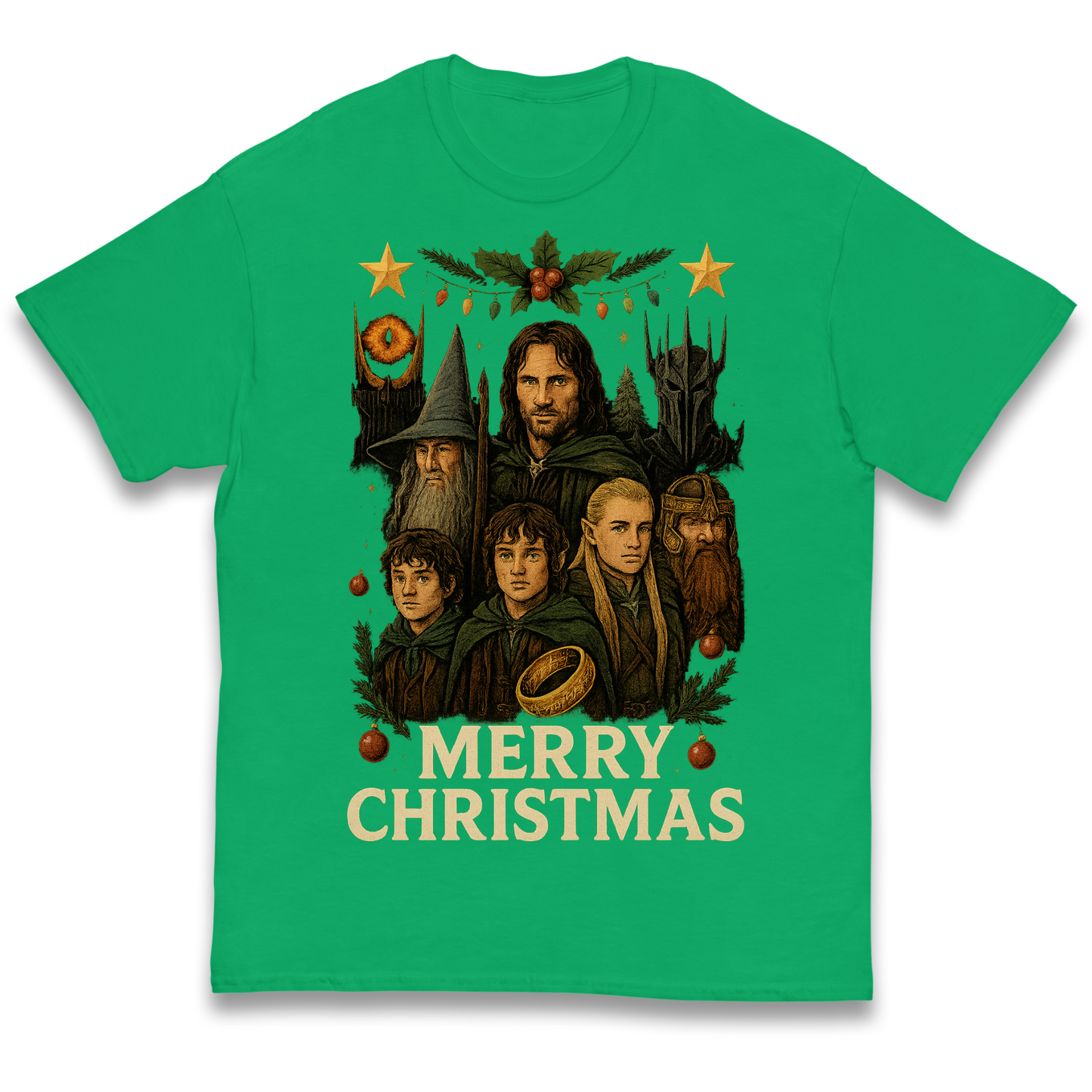 Lord of The Rings Christmas Kids T Shirt