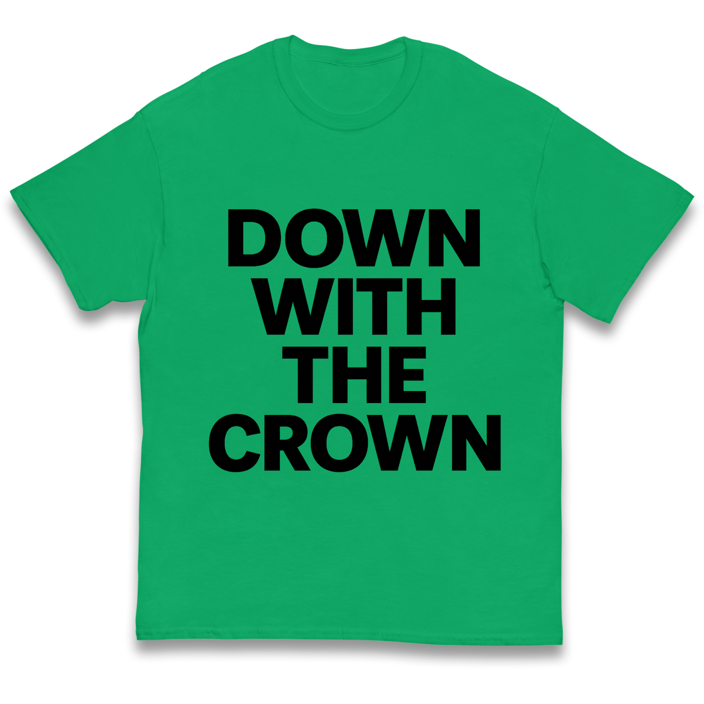 DOWN WITH THE CROWN kids t shirt