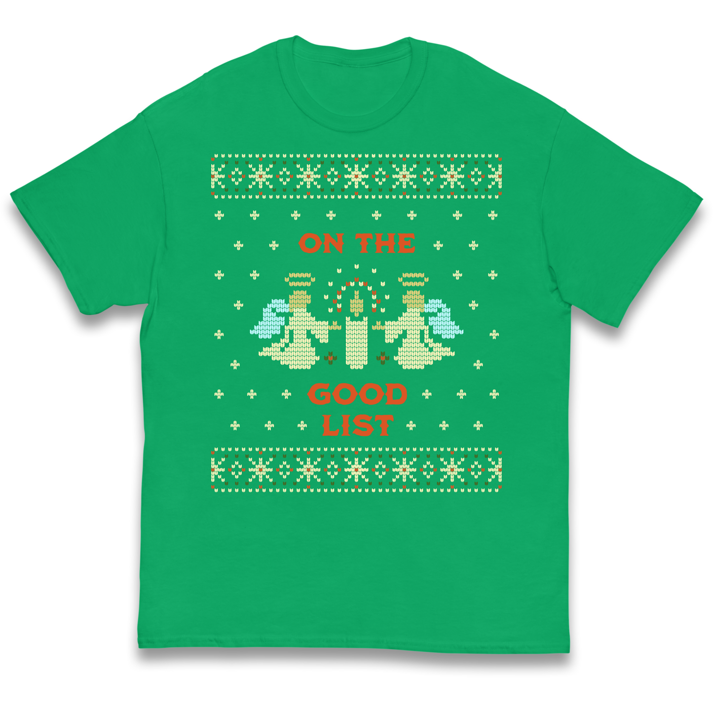 On The Good List Christmas kids t shirt