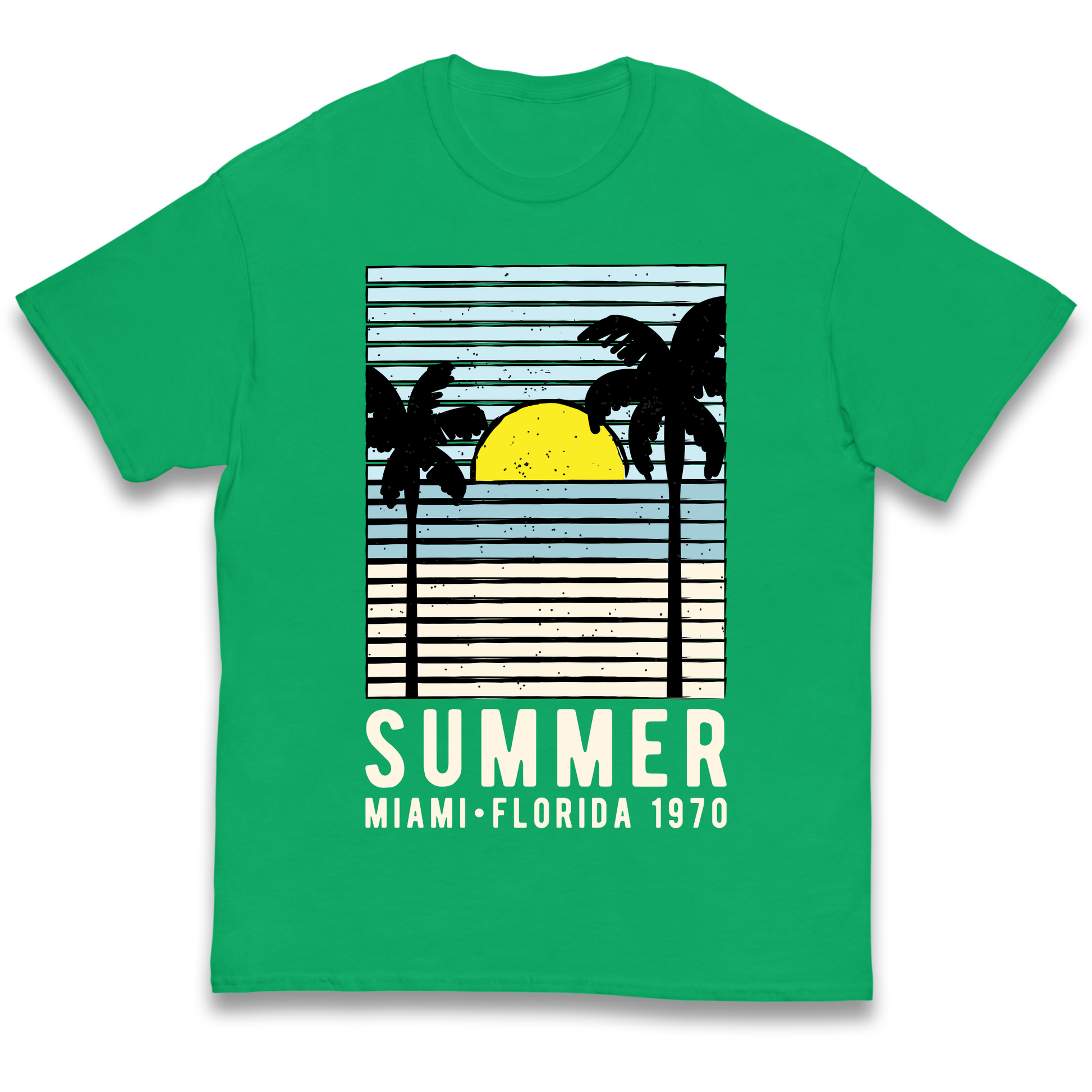 Summer Miami Florida 1970 kids t shirt