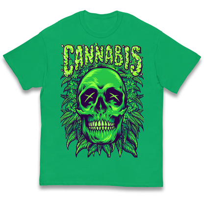 Cannabis Skull kids t shirt