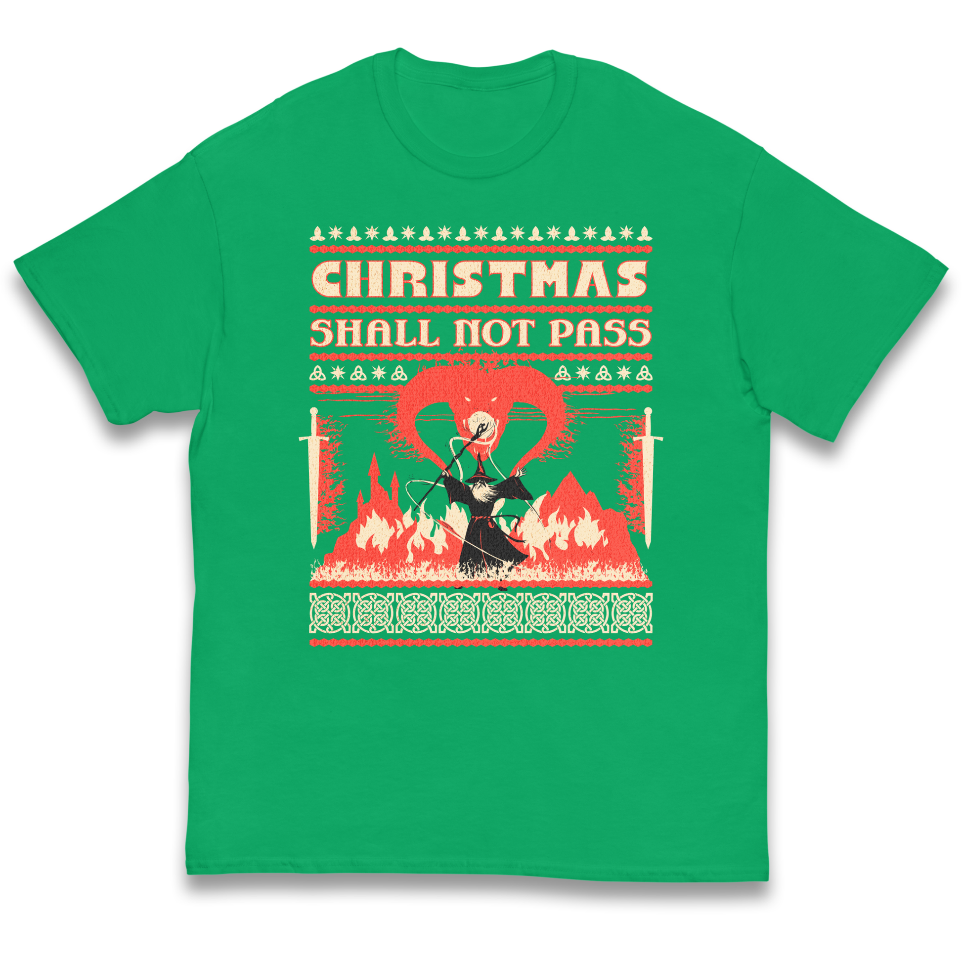 Christmas Shall Not Pass kids t shirt