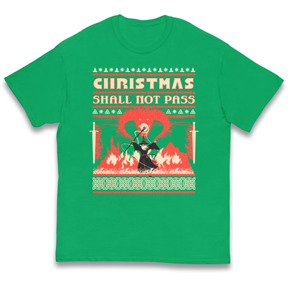 Christmas Shall Not Pass kids t shirt