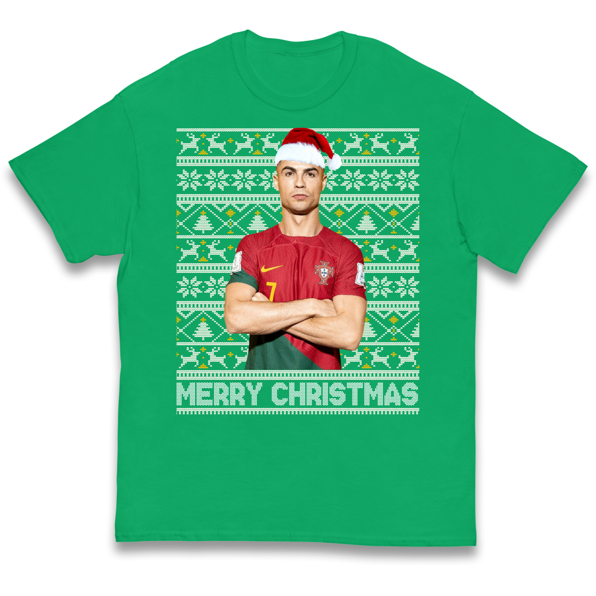 Merry Christmas Ronaldo kids t shirt