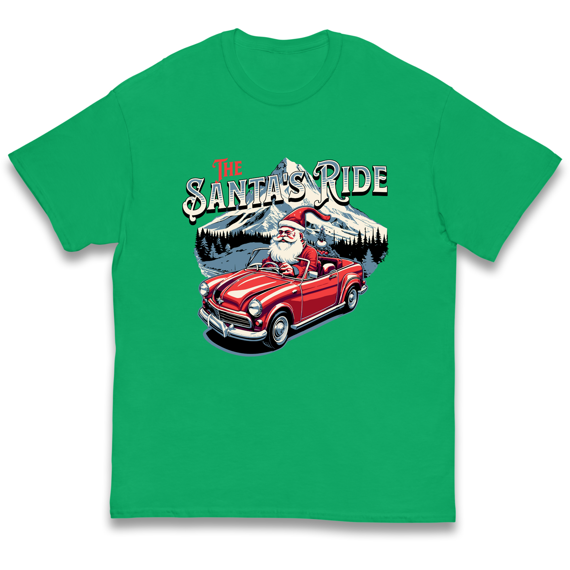 The Santas Ride Christmas kids t shirt