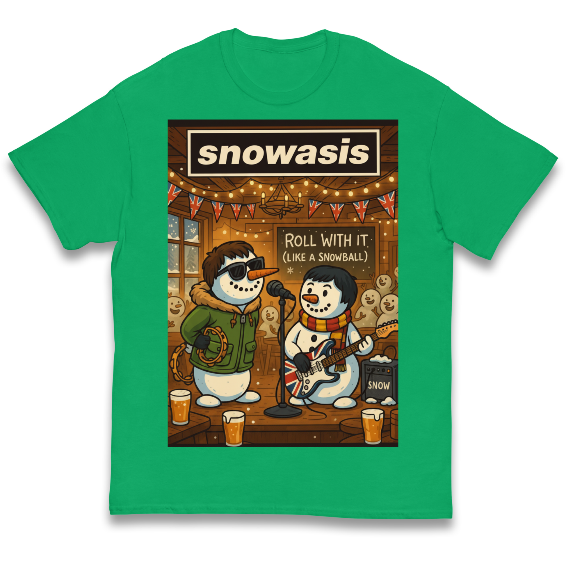 Snowasis Roll Christmas Kids T Shirt