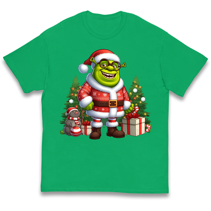 Shrek Santa Claus Presents kids t shirt