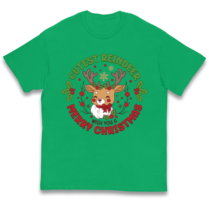 Cutest Reindeer kids t shirt
