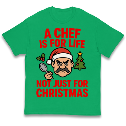 Chef Christmas Kids T Shirt