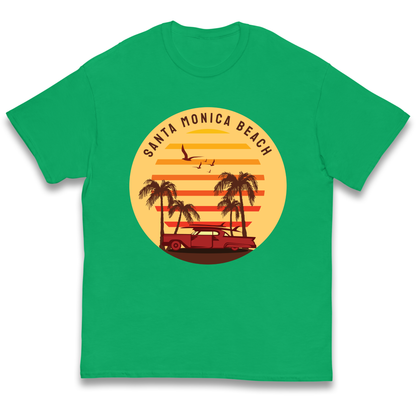 Santa Monica Beach kids t shirt