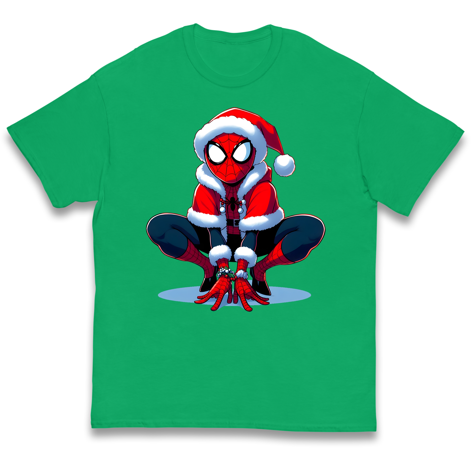 Spiderman Santa kids t shirt