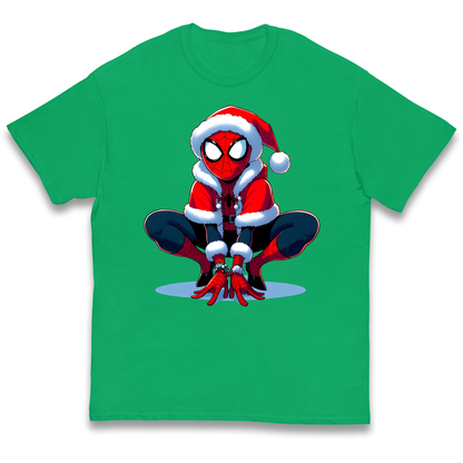 Spiderman Santa kids t shirt