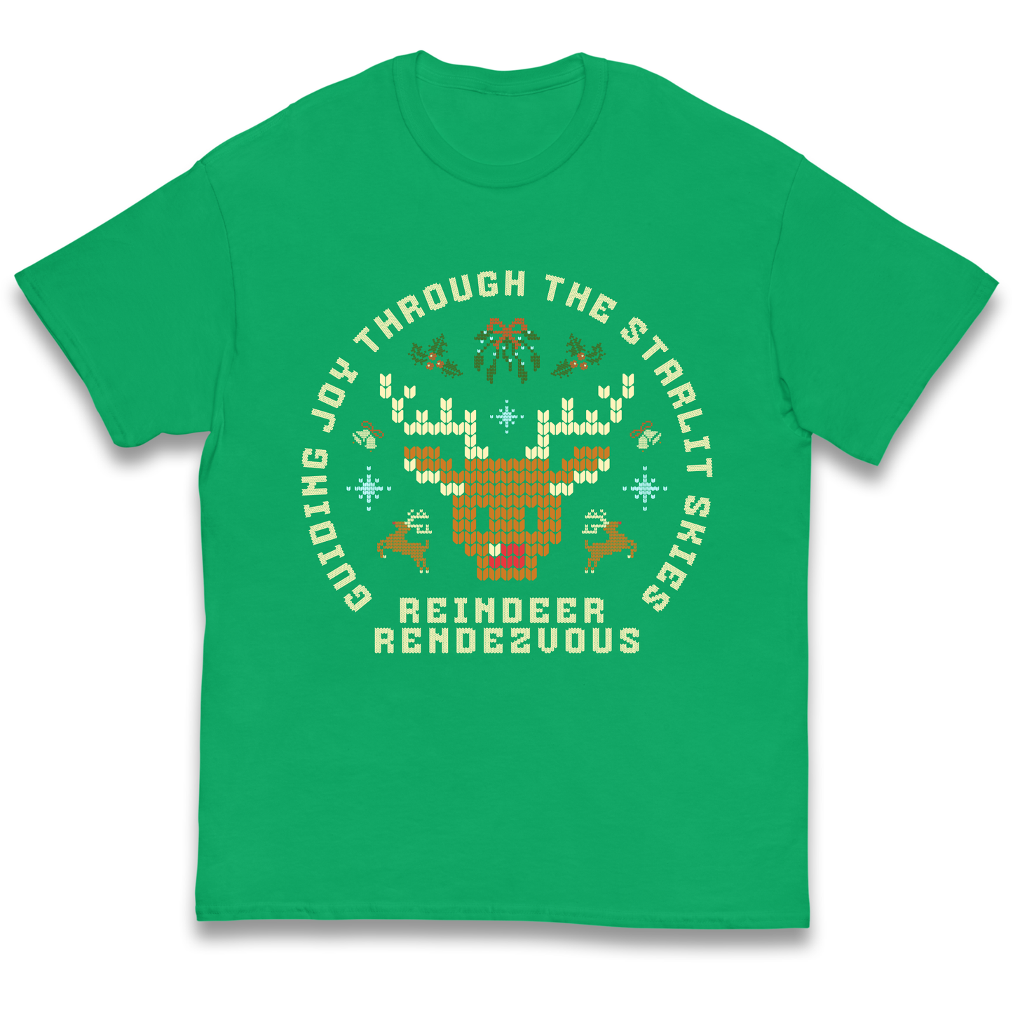 Reindeer Rendezvous Christmas kids t shirt