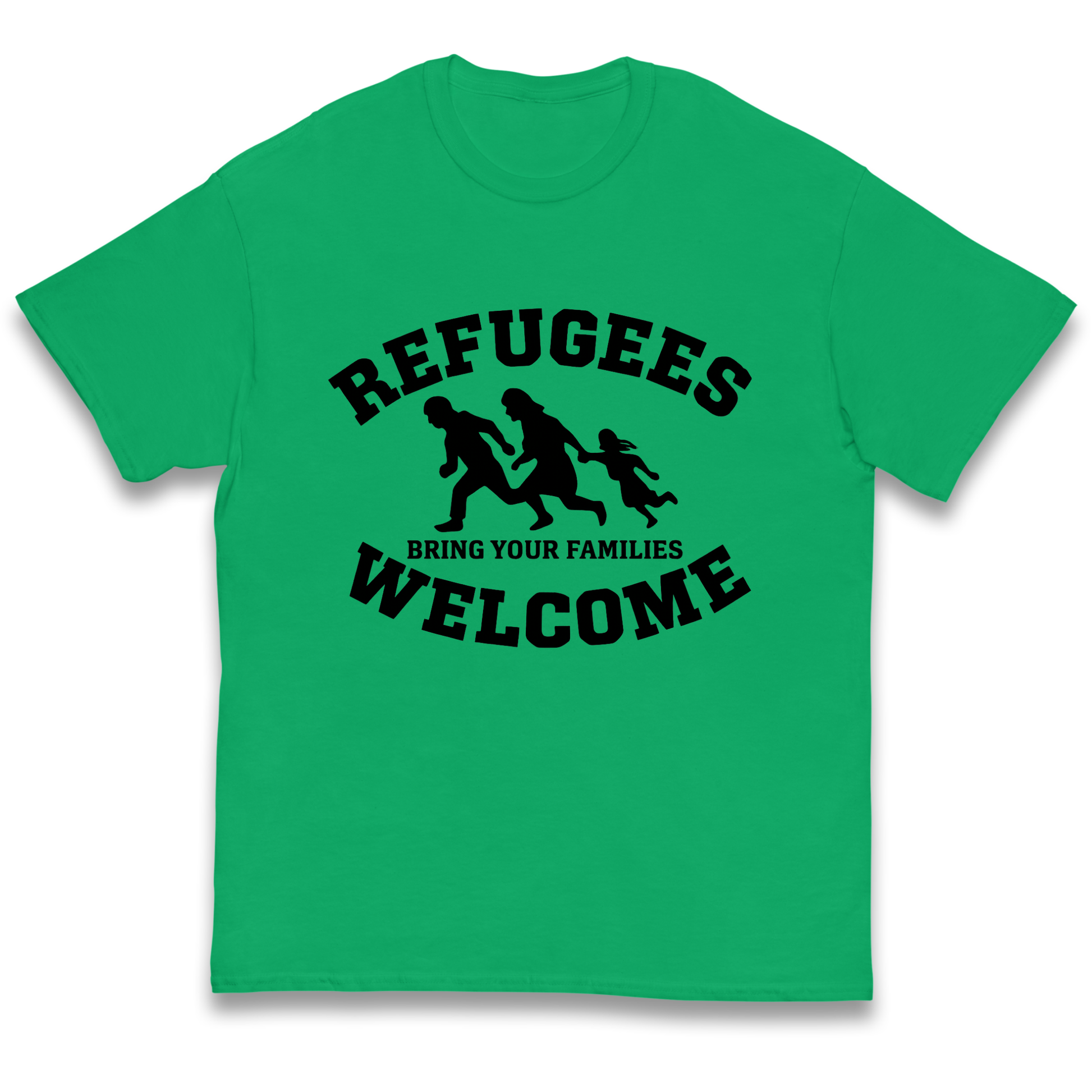 Welcome Refugees kids t shirt
