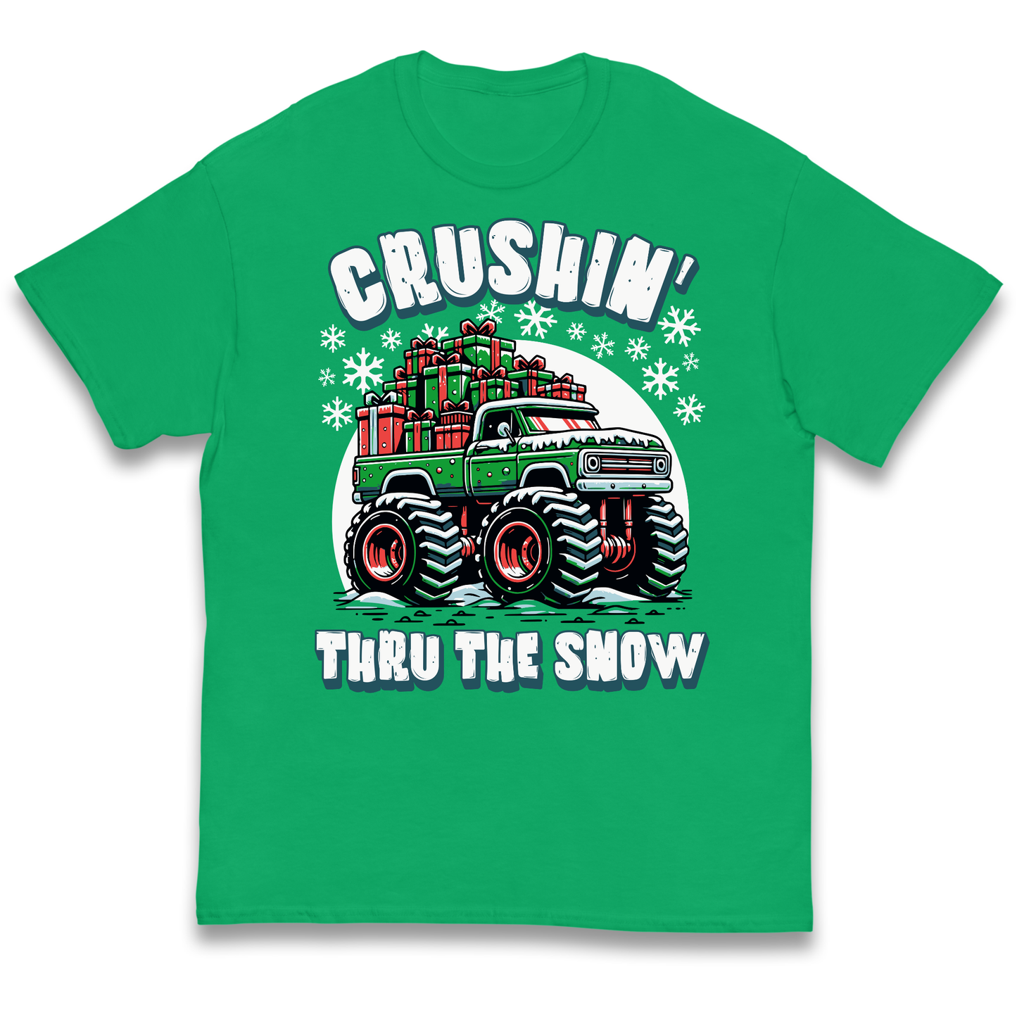 Crushin Thru The Snow kids t shirt