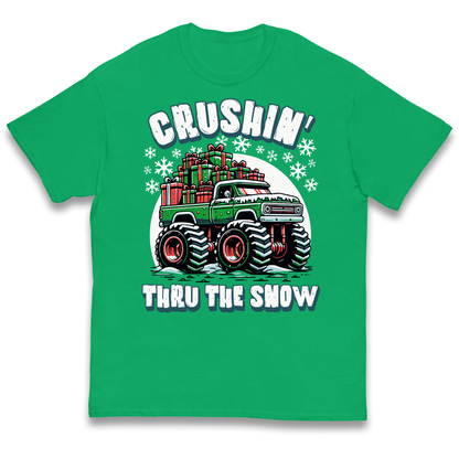 Crushin Thru The Snow kids t shirt