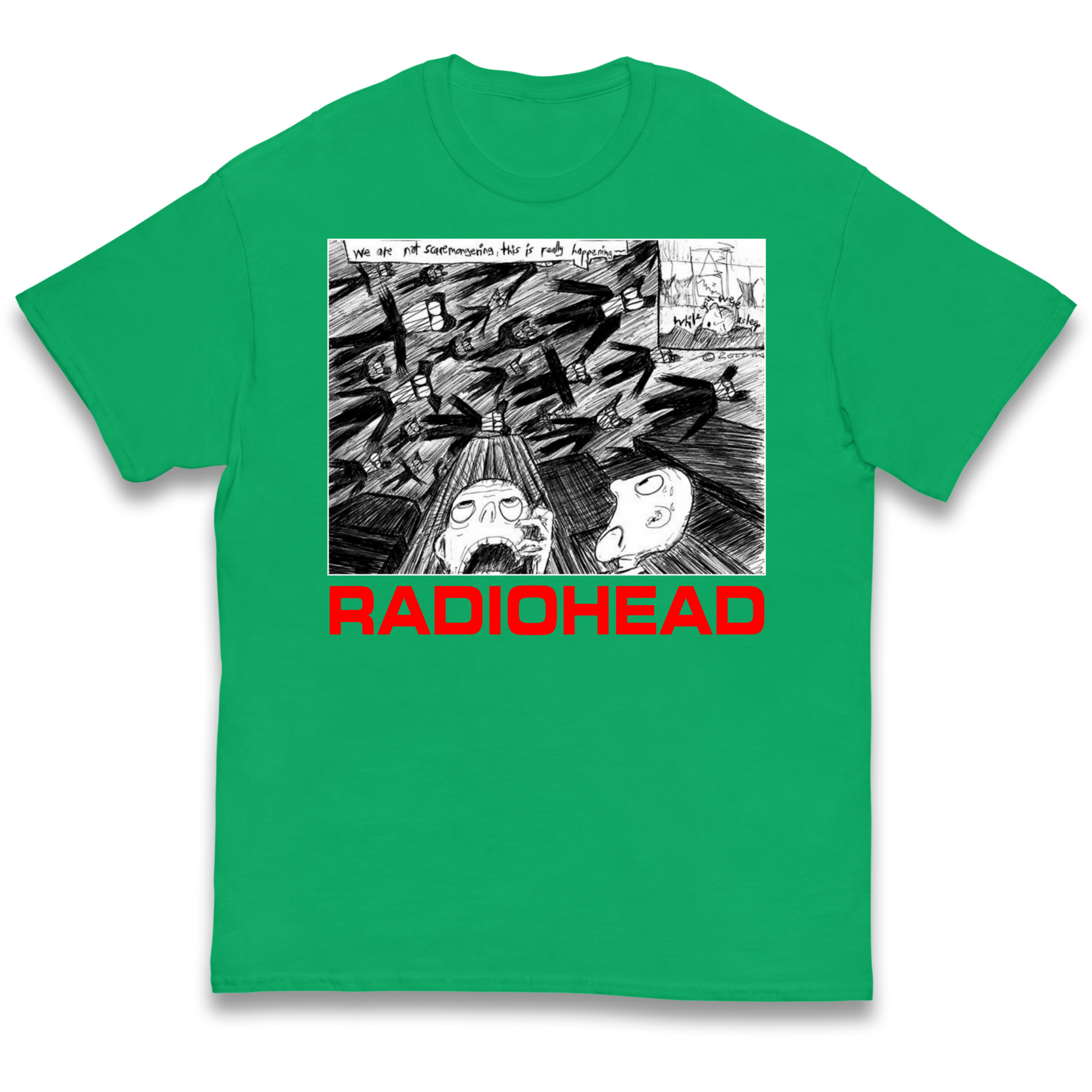 Radiohead We Are Not Screaming kids t shirt