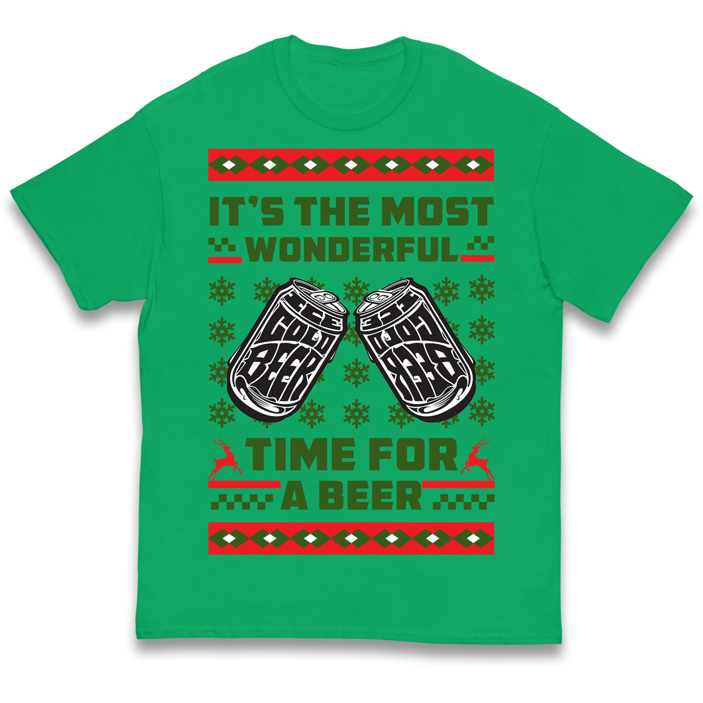 Its The Most Wonderful Time For A Beer Christmas kids t shirt