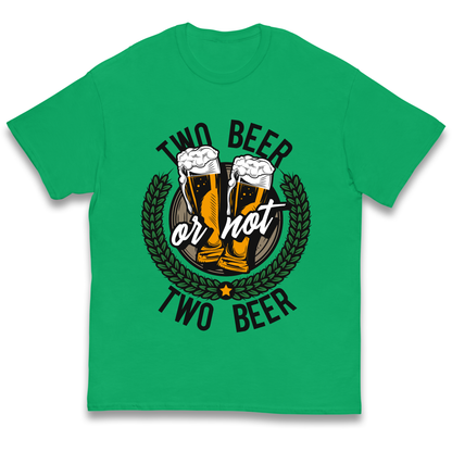 Two Beer or not Two Beer kids t shirt