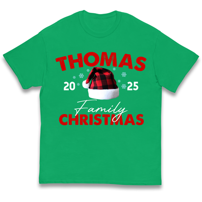 Thomas Family Christmas kids t shirt