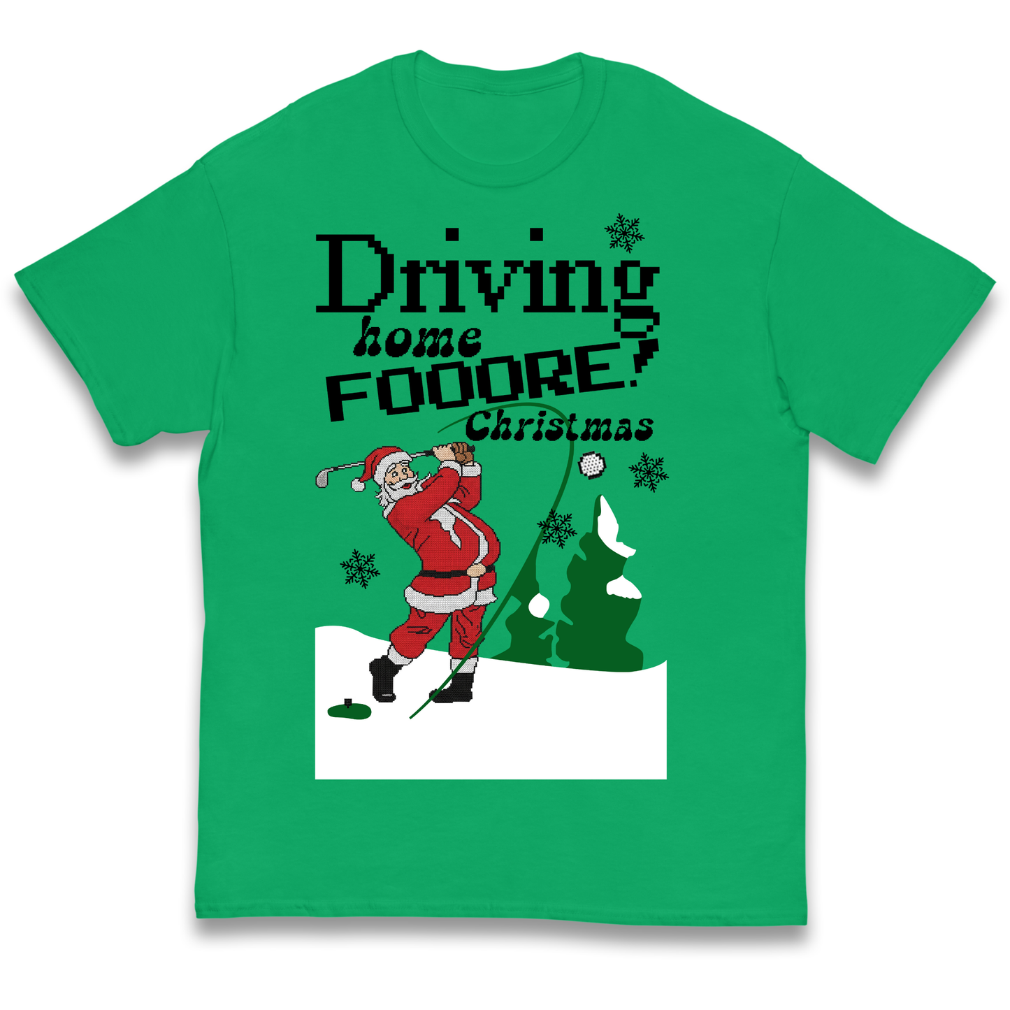 Christmas Golf Kids T Shirt