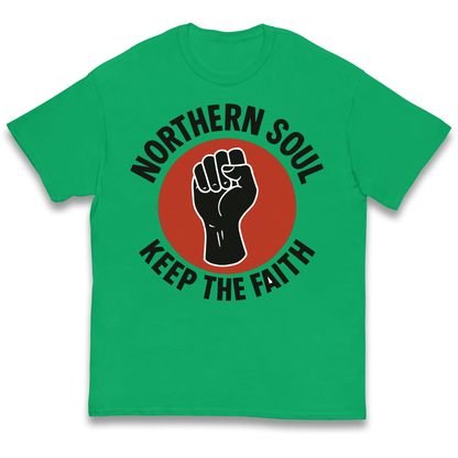 Northern Soul Keep The Faith kids t shirt