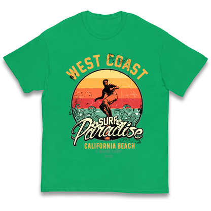 West Coast Surf Paradise kids t shirt