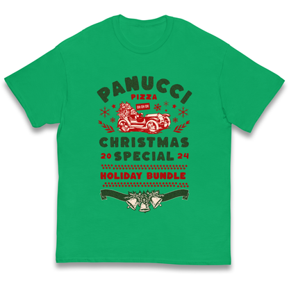 Panucci Pizza Christmas Special Christmas kids t shirt