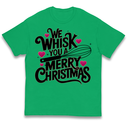 We Whisk You a Merry Christmas kids t shirt