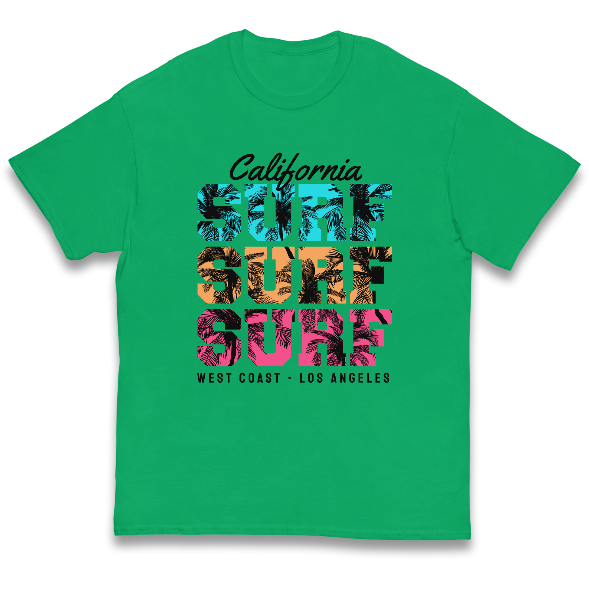 California Surf Surf Surf kids t shirt