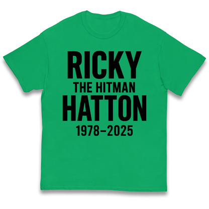Ricky The Hitman Hatton 1978 2025 kids t shirt