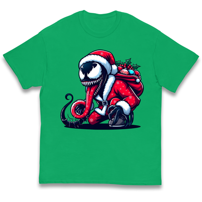 Venom Santa kids t shirt
