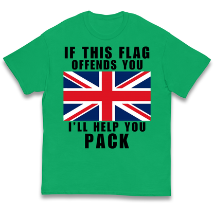If This Flag Offends You I Will Help You Pack kids t shirt