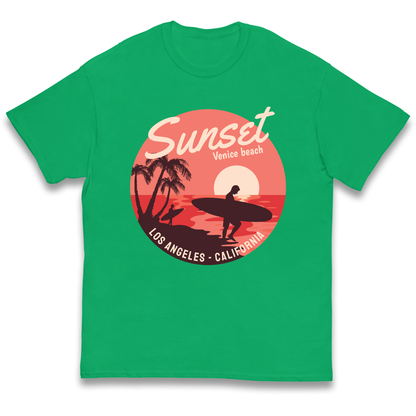 Sunset Venice Beach kids t shirt