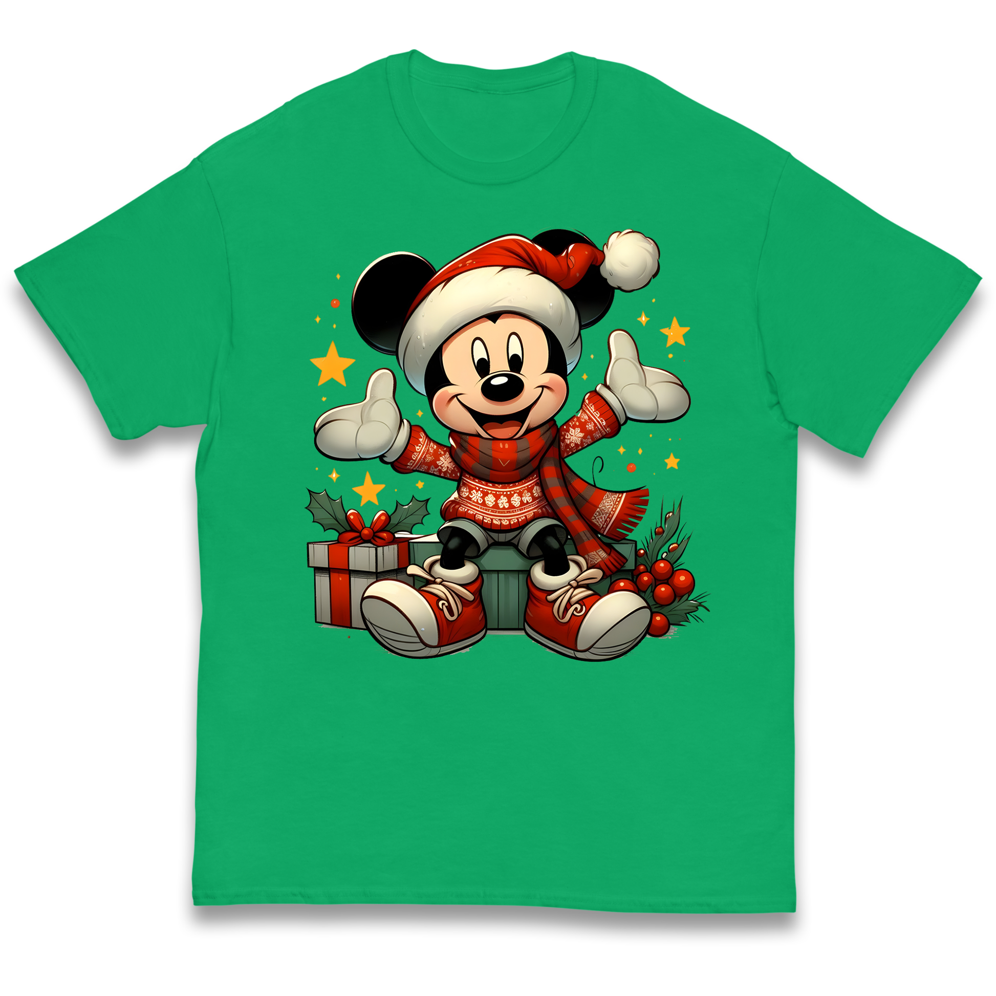 Micky Mouse Christmas kids t shirt