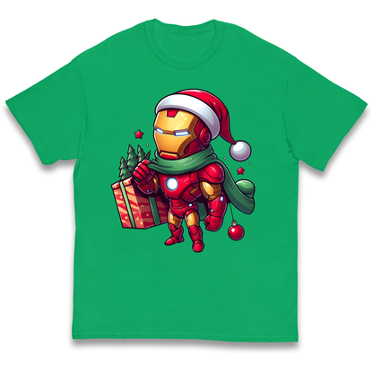 Ironman Santa kids t shirt