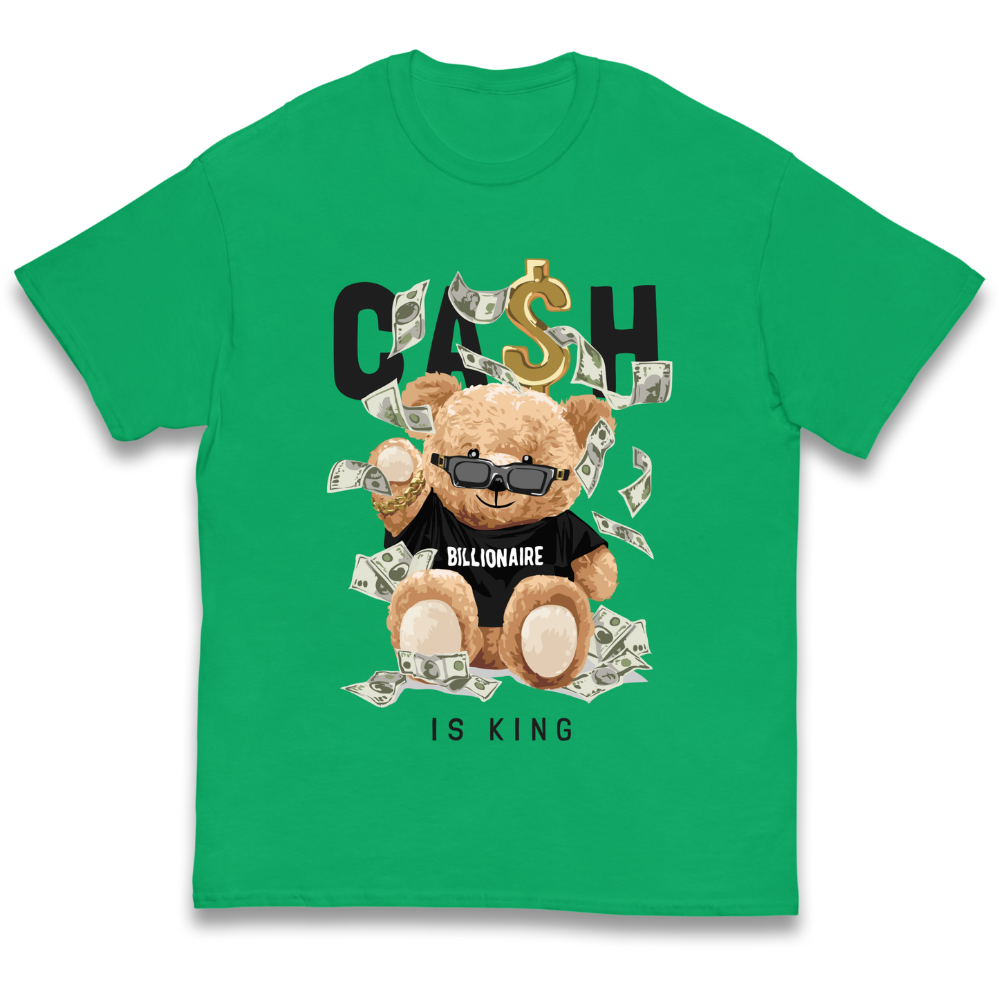 Teddy Bear Billionaire Streetwear kids t shirt