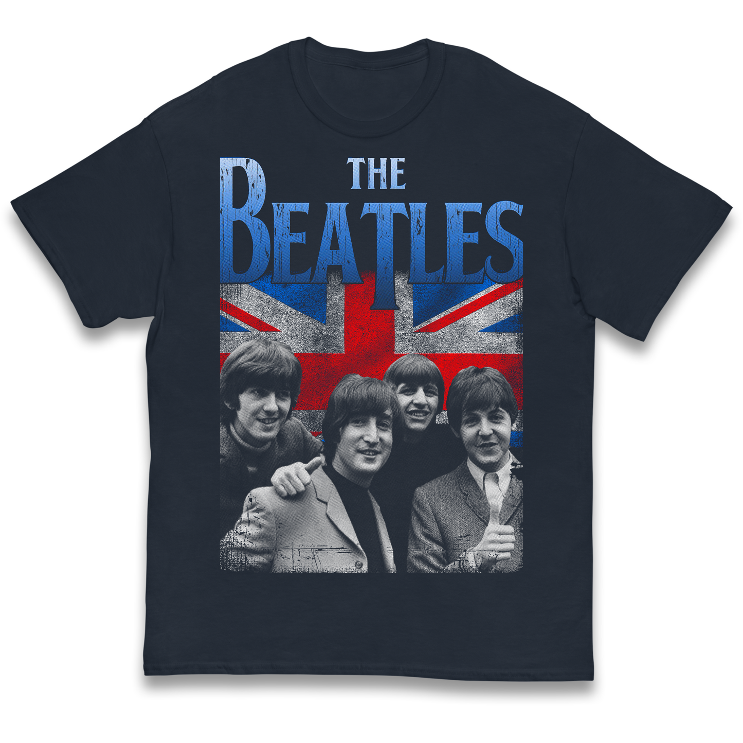 The Beatles Union Jack kids t shirt