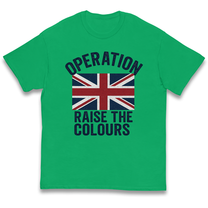 Operation Raise The Colours kids t shirt
