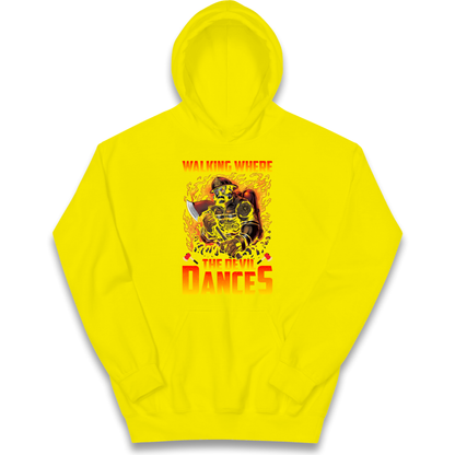 Walking Where The Devil Dances kids hoodie