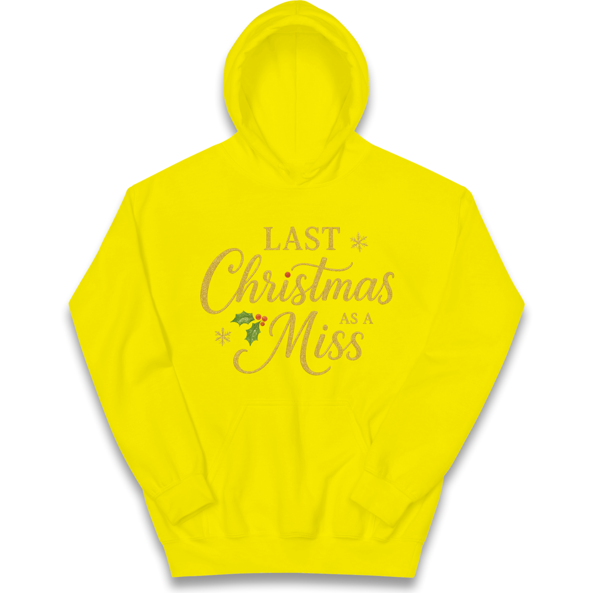 Last Christmas as a Miss kids hoodie