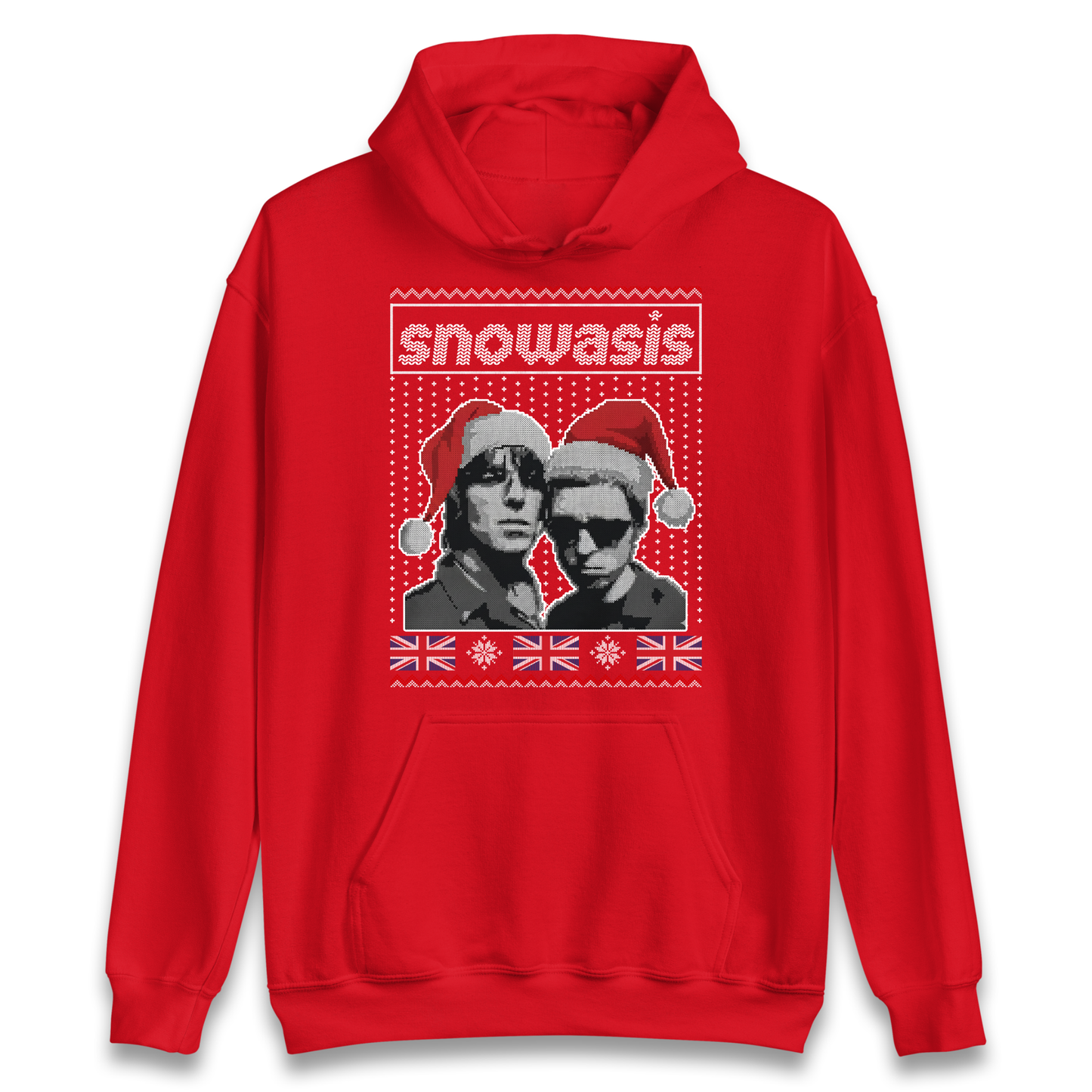 Snowasis Union Jack Christmas Hoodie