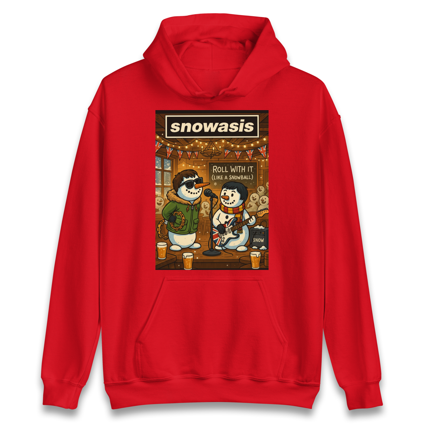 Snowasis Roll Christmas Hoodie