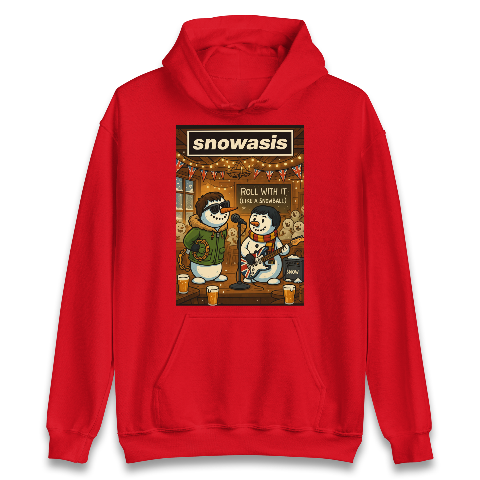 Snowasis Roll Christmas Hoodie