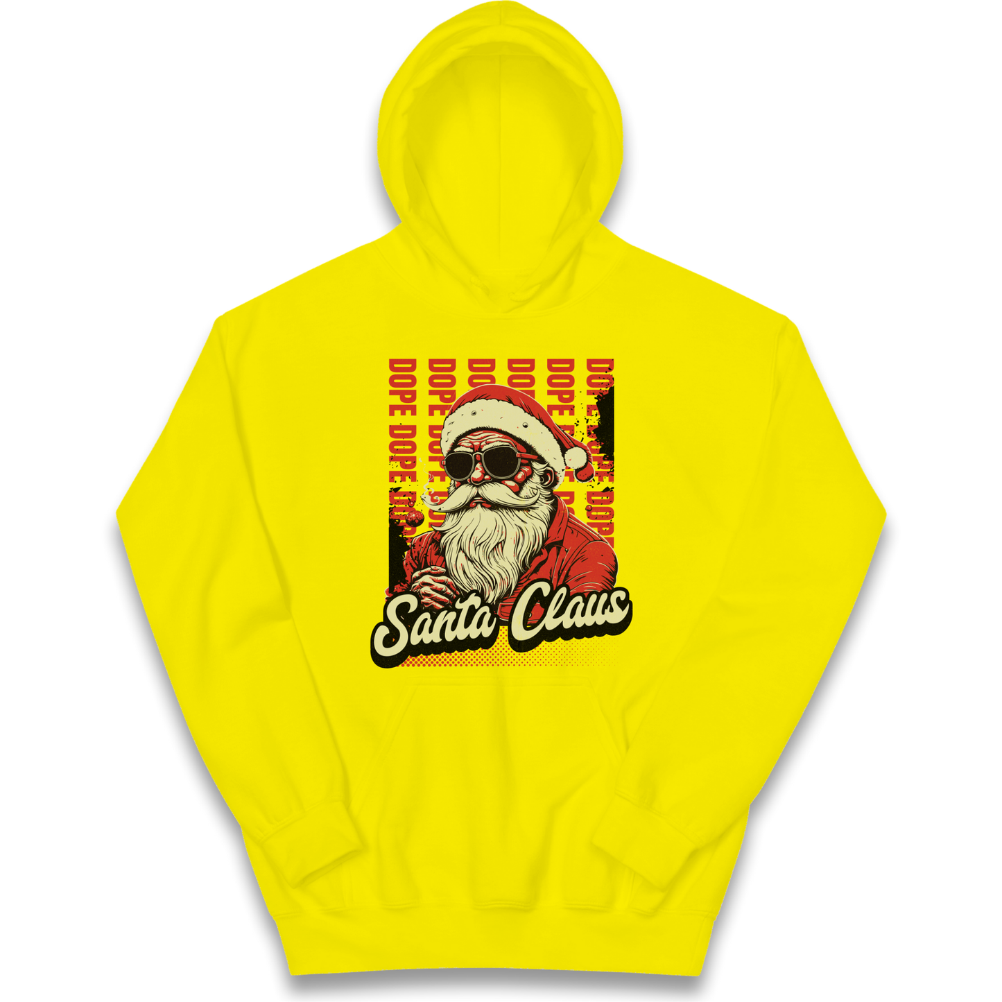 Dope Santa Claus kids hoodie