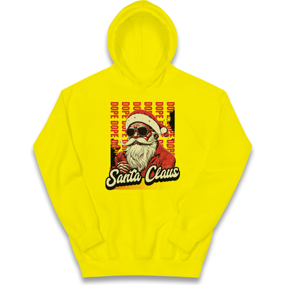 Dope Santa Claus kids hoodie