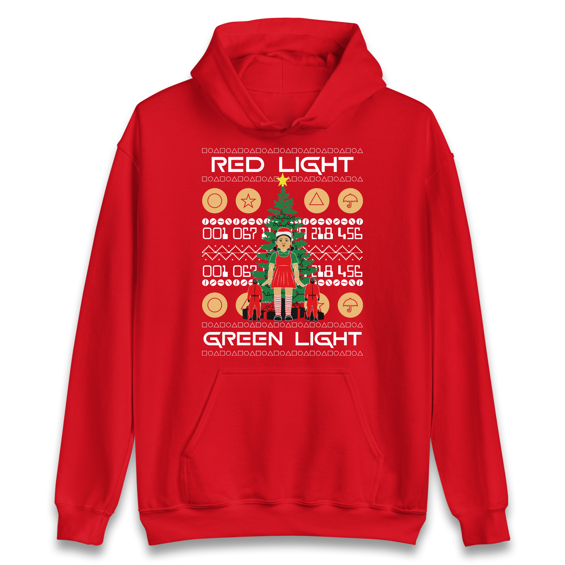 Squid Game Christmas Hoodie