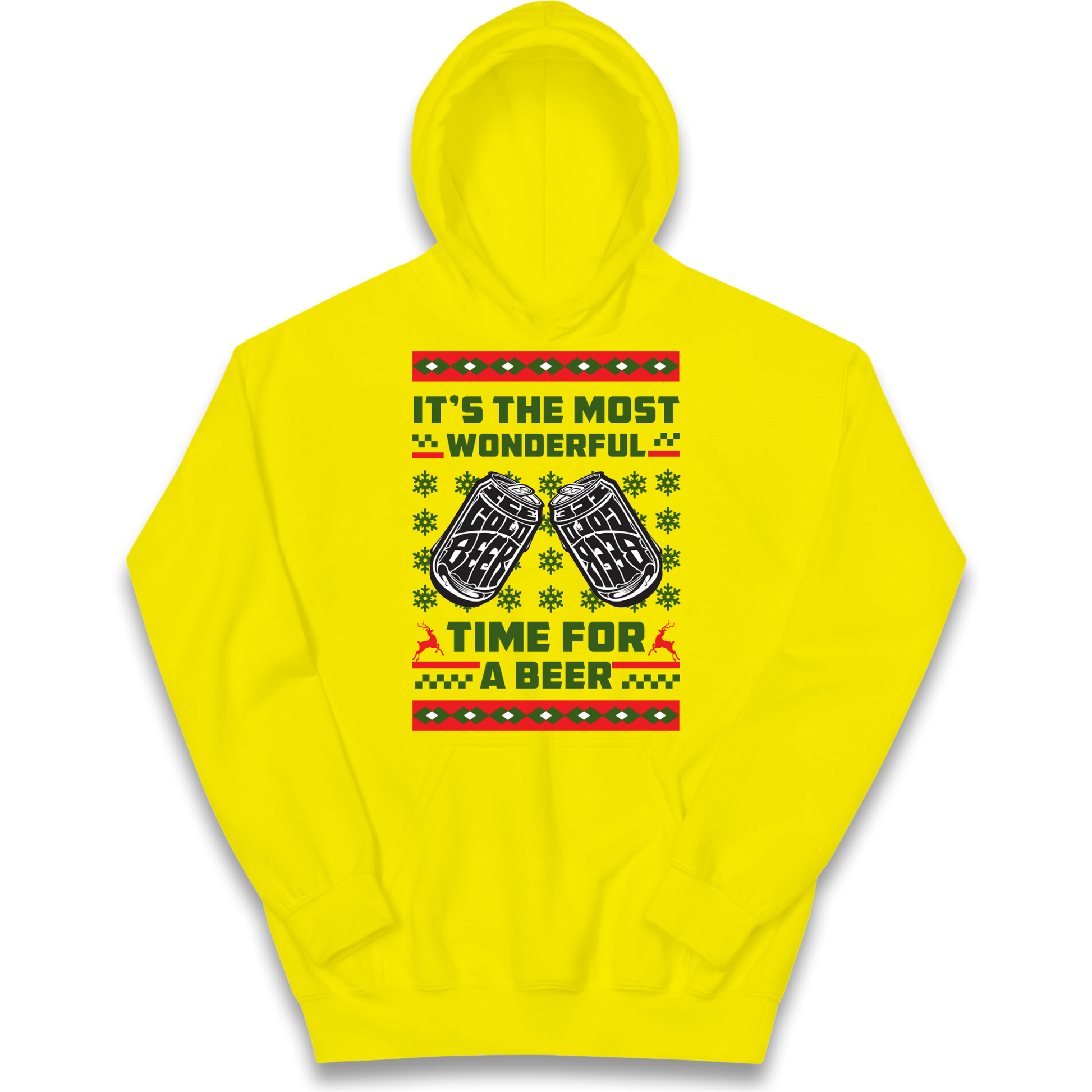 Its The Most Wonderful Time For A Beer Christmas kids hoodie