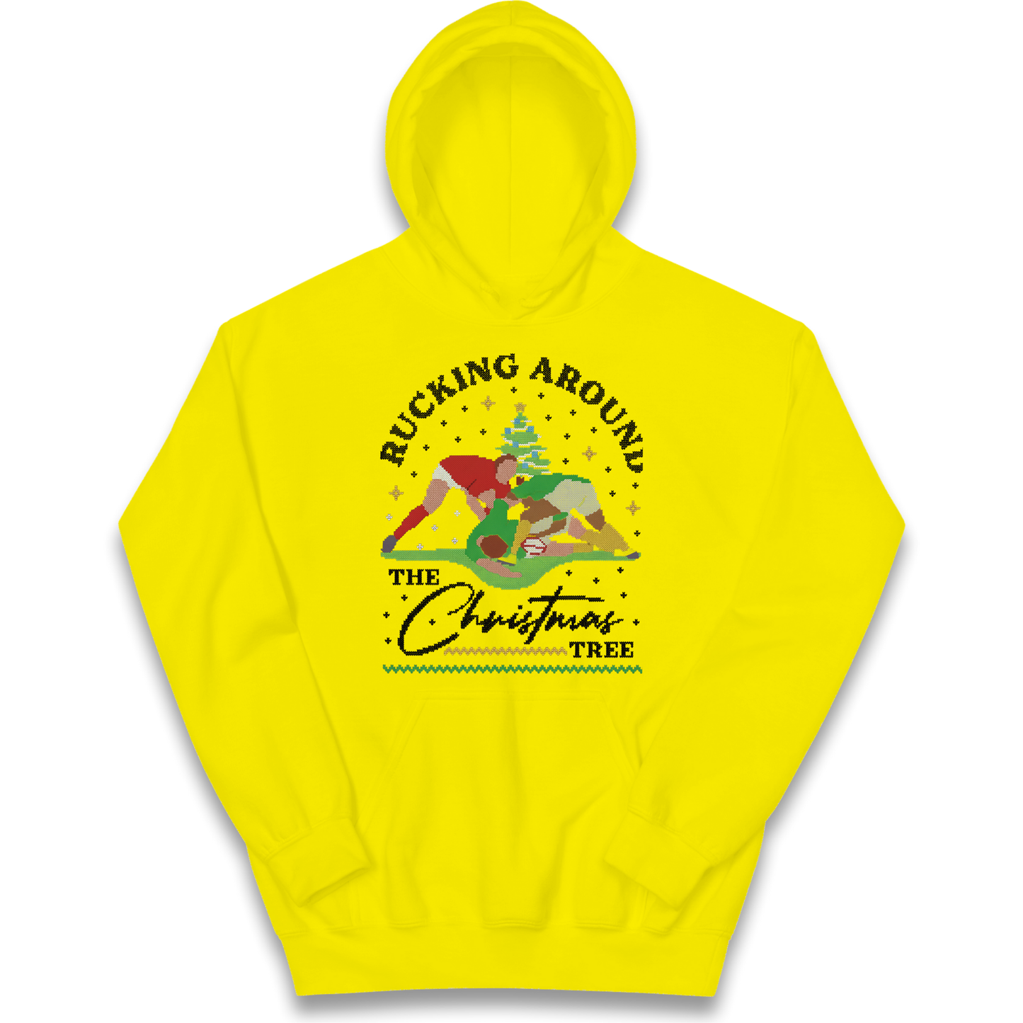 Rugby Christmas Kids Hoodie