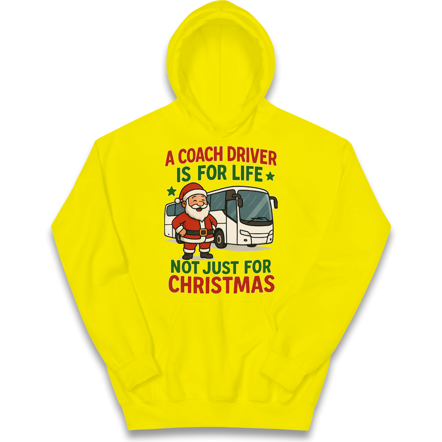 Coach Driver Christmas Kids Hoodie